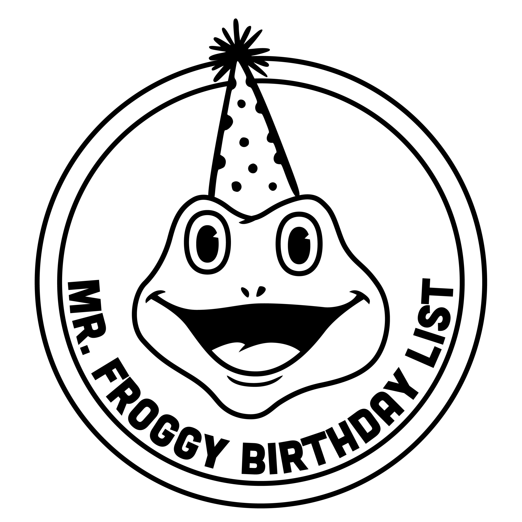 Mr. Froggy Birthday list | Froggy NWPA